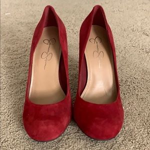 Jessica Simpson Calie Ruby Suede Round